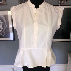 Madewell Peplum Crop Top